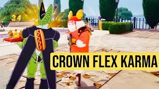 FORTNITE CROWN FLEX KARMA IS REAL