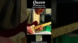 WE WILL ROCK YOU - Queen (Brain May). Solo Cover KDA