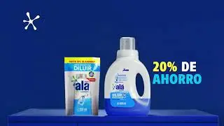Ahorrá con el Nuevo Ala Líquido para diluir que rinde 900ml ​
