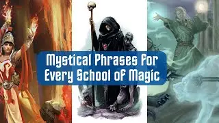 WIZARD SPELLCASTING PHRASES