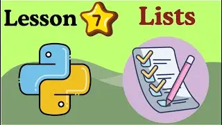 Python In Two Minutes Lesson 7 - Lists