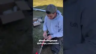 Check out Elkridge Construction with this PerfectPlugInstall on his trim boards!