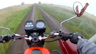 покатушка на иж планета 5 и мопед альфа часть 2