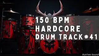 Hardcore Metal Drum Track | 150 BPM