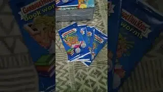 #new garbage pail kids: book worm edition opening