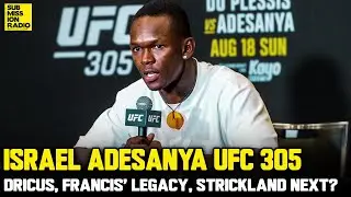 Israel Adesanya Had "An Honest Talk To Myself" During Time Off, Recalls Du Plessis Staredown