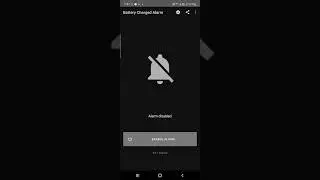 How to protect 100% Fully charged mobile using alarm