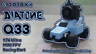 Diatone Q33 Mini FPV RC Car - Unboxing, Review, Setup, and Driving!