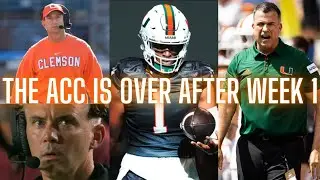 The ACC Conference Is Dead After Week 1