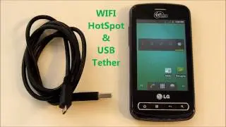 LG Optimus Slider - WIFI HotSpot & USB Tether also works w/ Enlighten & Q