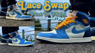 Lace Swap - Jordan 1 First In Flight 🔥🔥On Feet