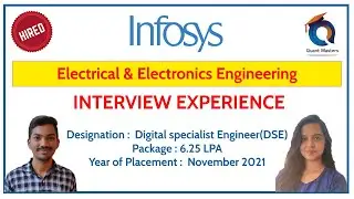 Infosys Interview Experience 2021 | EEE Branch | Designation: Digital specialist Engineer (6.25LPA)