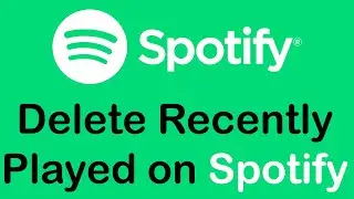How To Delete / Remove Recently Played Songs On Spotify (2022)