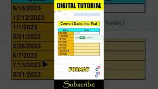 🎯Boost Your Productivity: Convert Dates into Text Format in Google Sheets Like a Pro!⚡📈