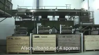 Shaker sizer grading installation