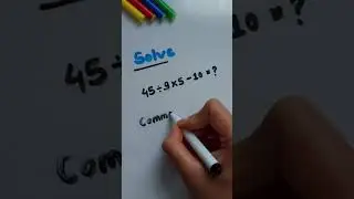 Solve This Math #shorts #maths #solve