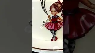 Невероятно воздушный торт леденцами для девочки на 7 лет.