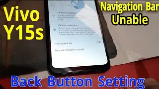 Vivo Y15s Change Navigation Bar, How To Setting back Button and Navigation Button Vivo Y15s