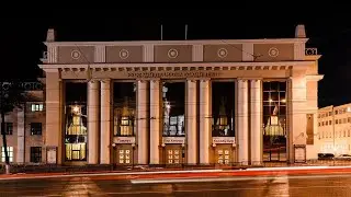 Современная видеозона в Русском драматическом театре Удмуртии.