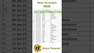 How to insert multiple rows in Excel #shorts