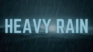Heavy Rain in the Village | 10 Hours | Heavy Rain Sounds to Sleep, Study, Meditate
