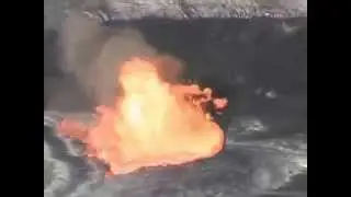 Что будет, если кинуть мусор в вулкан