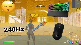 Fortnite ASMR Box fights 📦 Apex Pro TKL😴