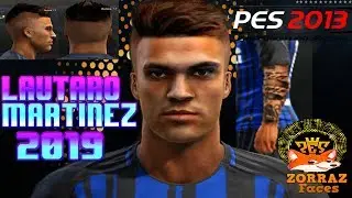 [PES 2013] NEW Lautaro Martinez 2019 Face+Tattoo  By ZorraZ