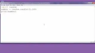 How to generate random integer number from 1 to 100 in python. python 3 programming tutorial