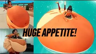 The Snackrooms | Sandy's Extreme Beach Belly Expansion!