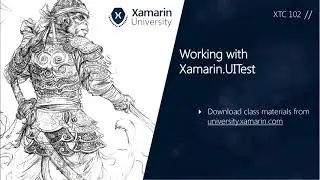 XTC102 - Xamarin.UITest