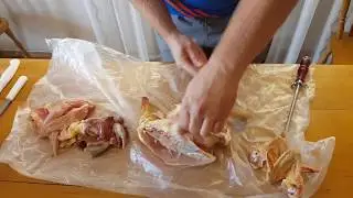 Разделка домашней курицы.Подробное и легкое объяснение.