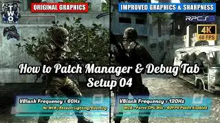 Army of Two 4K Splitscreen Mode | 𝑯𝒐𝒘 𝒕𝒐 𝑷𝒂𝒕𝒄𝒉 𝑴𝒂𝒏𝒂𝒈𝒆𝒓 & 𝑫𝒆𝒃𝒖𝒈 𝑻𝒂𝒃 | RPCS3 Setup 04