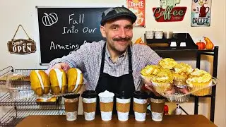 Baked Goods Sampling At The Cozy Coffee Cafe 🥧☕️ ASMR ROLE PLAY