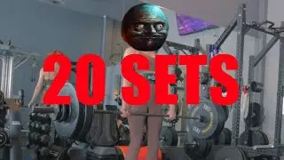 20 SETS OF DEADLIFTS