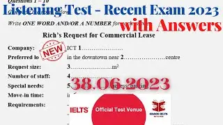 IELTS Listening Actual Test 2023 with Answers | July Exam