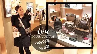 EPIC SHOPPING VLOG AT LOUIS VUITTON 💸💸💸| Jerusha Couture