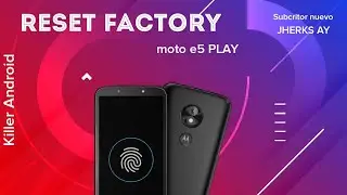 📲Como Formatear moto e5 play