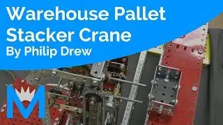 Automated Warehouse Pallet Stacker Crane by Philip Drew
