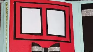Double flip card tutorial ~ photo flip card tutorial ~ card for scrapbook ~ step by step