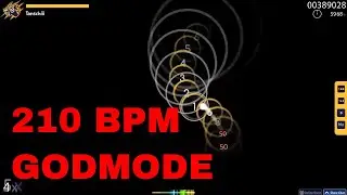 210 BPM STAMMINA GODMODE on 7⭐MAP - Osu!