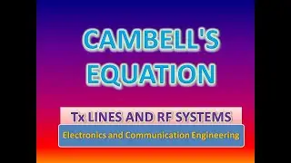 cambell's equation