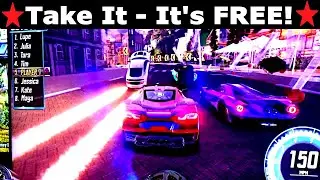 Take It - It's FREE! - Amusement Arcade Racing Cars Game Video Download