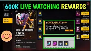 600K LIVE WATCHING REWARDS - 600K FF REDEEMCODE - GARENA FREEFIRE - MITHUBHAI GAMING