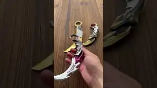 Valorant ion prime reaver karambit RGX knife irl 