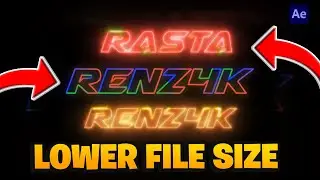 Adobe After Effects Tutorial: How To Lower Overlay File Size! FROM 100MB to 5MB | WEBM Format Method