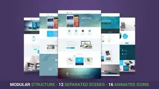 After Effects Template: Website Presentation