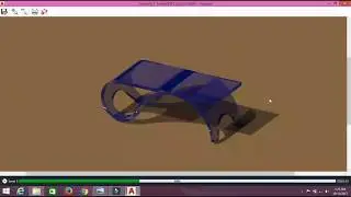 AutoCAD 3d Designing Glass Table Modelling Created by CWPS MECHANICAL