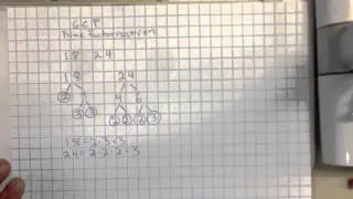 Finding greatest common factor (GCF) using prime factorization