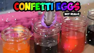 How I would make Confetti Eggs (Cascarones) in 10 seconds, Not Really
